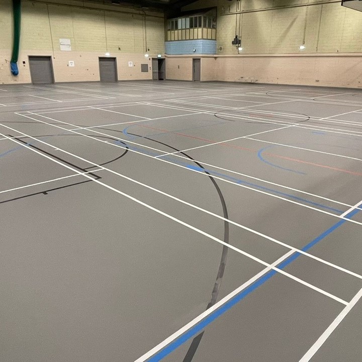 Sports hall floor