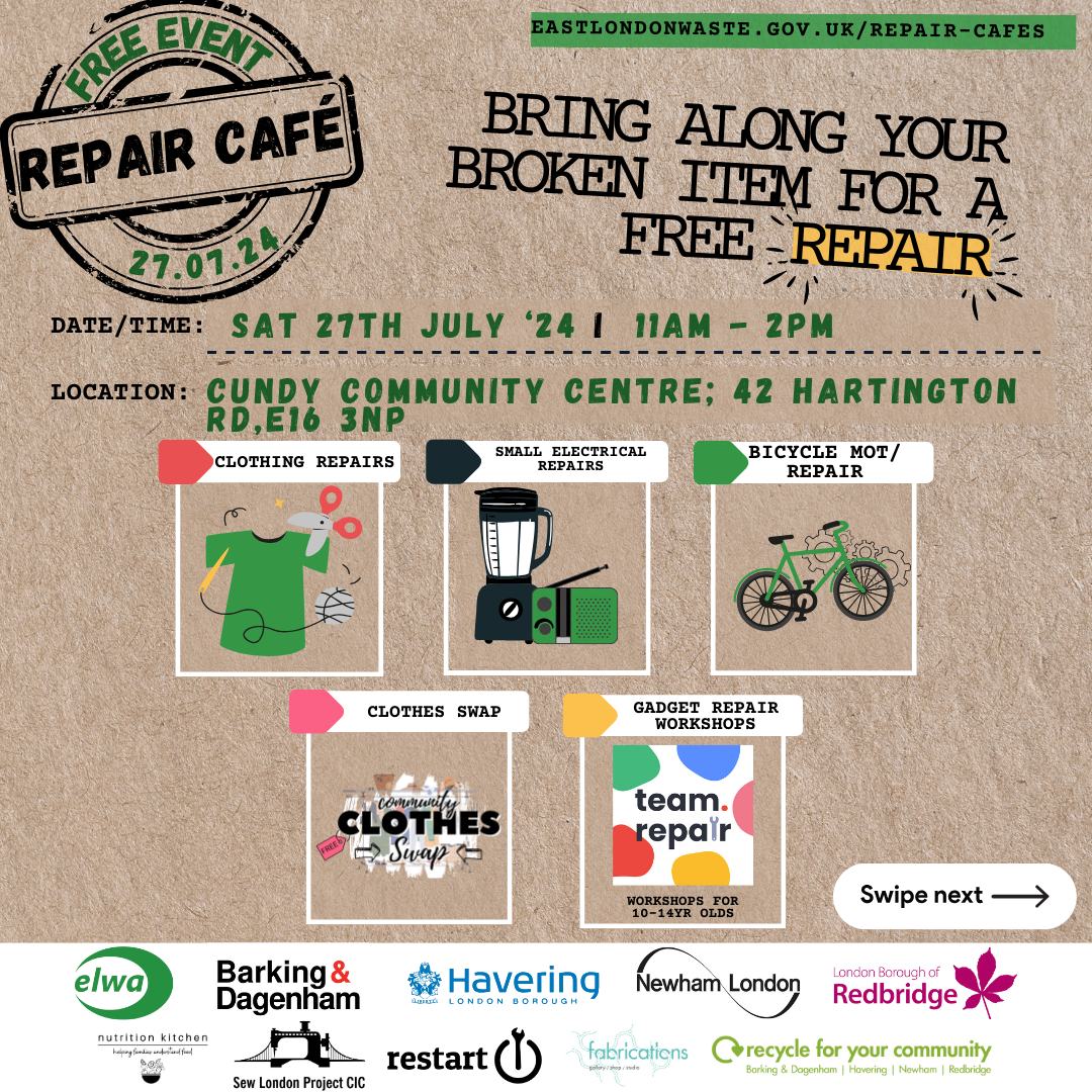 Repair Cafe - 27 July